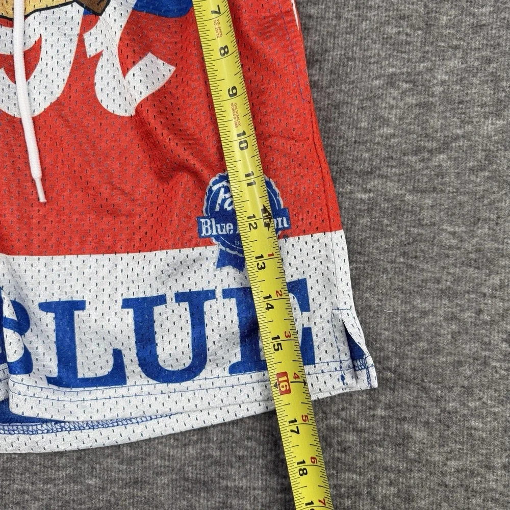 Chalk Line Pabst Blue Ribbon Cool Blue Mesh Shorts Mens Small NWT Rare Limited